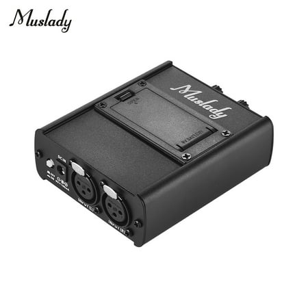 Muslady Personal In-ear Monitor Headphones Earphones Amplifier Amp with XLR Inputs 3.5mm (Best Headphone Amp For The Money)