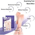thumbnail image 4 of Foot Peel Mask 2 Pack Exfoliating Foot Mask for Callus and Dry Dead Skin Repair Rough Heels Get Baby Soft Smooth Touch Feet for Man Woman ( Lavender Aloe ), 4 of 5