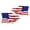Red, variant on Distressed American Flag Stickers, Tattered USA Flag Decals for 250th Independence Day, Patriotic Vinyl Decal for Car Window Truck Laptop, Waterproof Outdoor Decor (1 Pack, 5.8 x 3.3 inch)