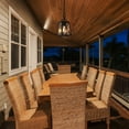 thumbnail image 3 of LNC Modern/Contemporary 1-Light Black Outdoor Pendant Lighting with Glass Shade, 3 of 12