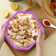 thumbnail image 6 of Usloyux Under $5 Microwaveable Silicone Popcorn Popper,Collapsible Microwave Popcorn Maker Bowl with Lid,Silicone Popcorn Maker,Reusable Popcorn Containers,Dishwasher Safe, 6 of 6