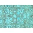 thumbnail image 1 of Ahgly Company Indoor Rectangle Oriental Light Blue Traditional Area Rugs, 7' x 9', 1 of 4