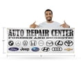thumbnail image 2 of Auto Repair Center Foreign and Domestic Banner Sign 24 Inch x 72 Inch | 13 oz Vinyl with Metal Grommets | Heavy-Duty Single-Sided Outdoor Durable Printed High-Quality Weatherproof |, 2 of 6