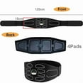 thumbnail image 2 of Electronic EMS Muscle Stimulator Abdominal Toning Belt With Remote Control Ab Trainer Fitness Equipment For Home USB Recharge, 2 of 10