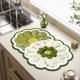 thumbnail image 2 of Alfombrilla de baño con forma especial de flores, alfombrilla para puerta de inodoro, alfombrilla absorbente de agua para inodoro, alfombrilla suave antideslizante y anticaídas para baño, 2 of 2