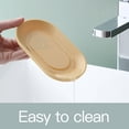 thumbnail image 3 of Billuyoard Jabonera de baño, soporte de caja de jabón de baño montado en la pared con gancho, estante de almacenamiento de esponja, plástico para Juegos de accesorios de baño Azul Billuyoard HA003097-02, 3 of 6