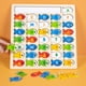 thumbnail image 4 of Juguete magnético de madera para juegos de pesca para niños pequeños, alfabeto, juegos de contar, rompecabezas con números y letras, aprendizaje preescolar ABC y matemáticas, 4 of 5