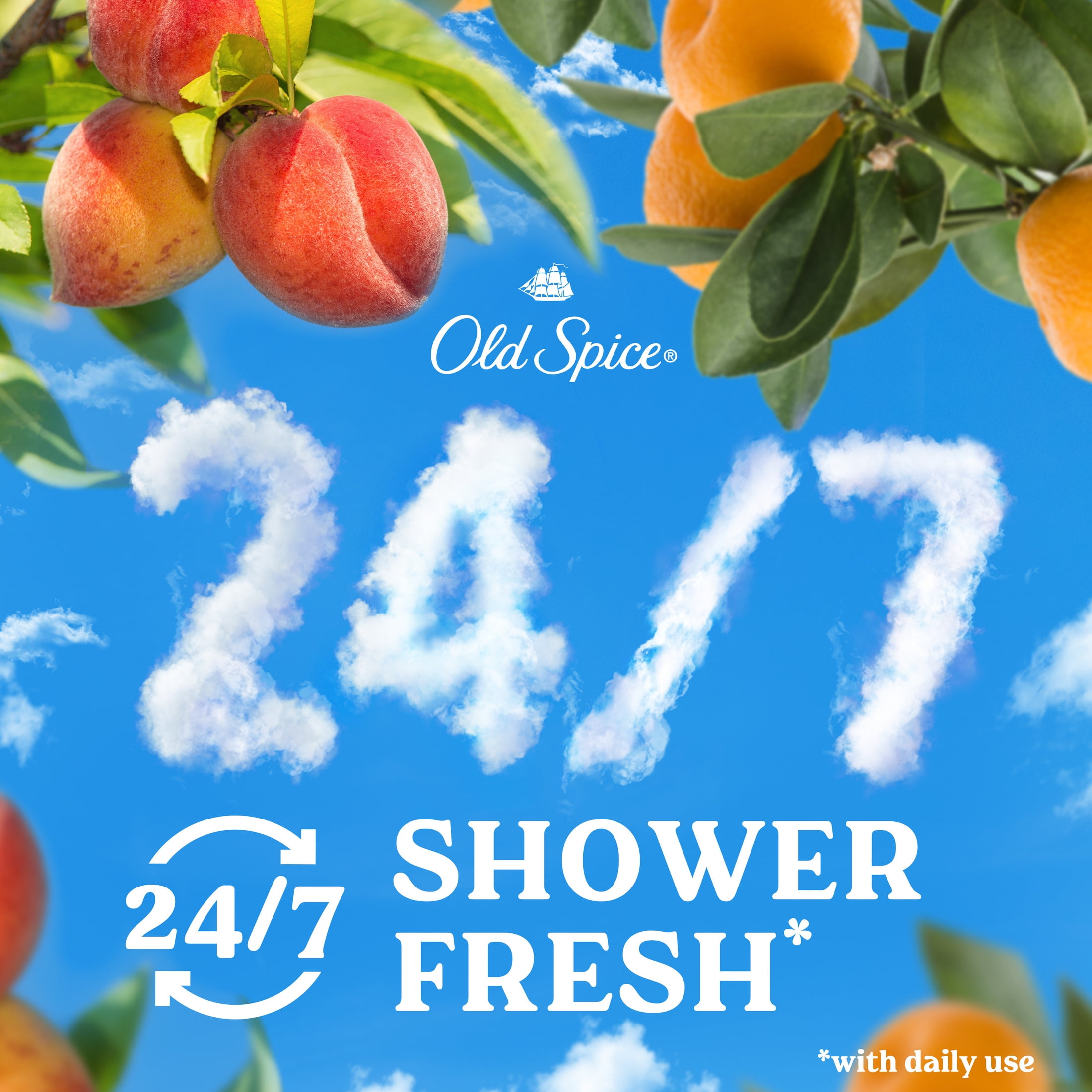 Old Spice Men's Body Wash for Men, Sunrise Scent, 24/7 Shower Fresh, 18 oz