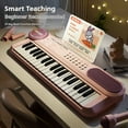 thumbnail image 3 of Funtogether Toys Kids Piano Keyboard, 37-Key Portable Electronic Musical Instrument with Microphone & Music Stand, Educational Toy for Beginners with Record & Play Function, 3 of 6