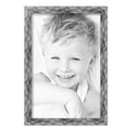 thumbnail image 2 of ArtToFrames 12" x 18" Hammered Steel Metallic Picture Frame, 12x18 inch Silver Wood Poster Frame (WOM-5264),  Pack, 2 of 7