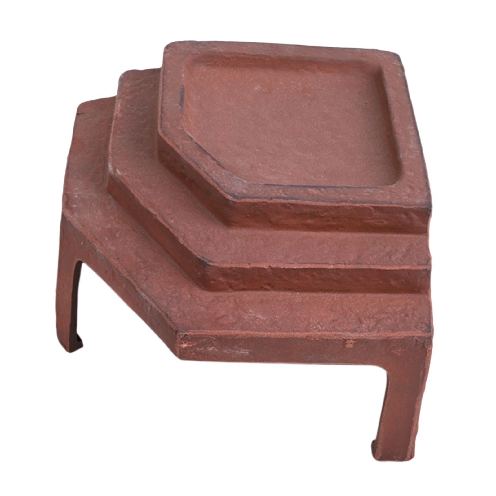 CarpNettore Turtle Basking Platform Ceramic Aquarium Decoration for Frog Terrapin Geckos