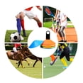 thumbnail image 4 of Eigraketly 15 unidades/juego de conos de entrenamiento de fútbol, ​​entretenimiento de fútbol, ​​marcador deportivo, discos de marcado Deportes y aire libre, 4 of 6