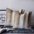 thumbnail image 3 of Brown Grey Throw Pillow Covers, Soft Pillowcases with Invisible Zipper, Abstract Neutral Textured Modern Minimalist Decorative Square Pillow Cushion Covers for Living Room Couch Sofa Bed 16x16 Inches, 3 of 8
