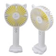 thumbnail image 4 of Hand Held Fan, USB Powered ABS PC Rechargeable Mini Fan Portable Convenient Practical  For Outdoors For Home Dark Blue,Light Blue,White,Pink, 4 of 8