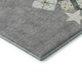 thumbnail image 3 of Addison Rugs Mayfield Premium Machine Washable Transitional Holiday Gray Round Rug, 8' x 8', 3 of 6
