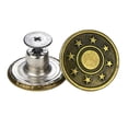 thumbnail image 5 of 12 Pcs Buttons for pants 17mm Metal Jean Button Replacement with Tool, No Sewing Button for pants Pants - Copper , 17mm Copper, 5 of 5
