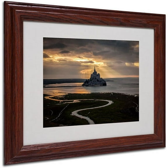 Trademark Fine Art "Welcome to the Hell" Framed Canvas Art by Mathieu Rivrin