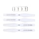 thumbnail image 4 of 4 hélices de repuesto para drones, ligeras, de 14,5 cm, profesionales. blanco, 4 of 8
