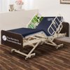 True Bariatric Full Electric Adjustable Hospital Bed Ultra Low 9"-25" Height, Ultra Wide 36-42-48 Width, 80-88 750lbs