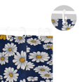 thumbnail image 5 of Yayeee Shower Curtain with Hooks 72"x72" Waterproof Fabric Bathroom Hanging Decor, Retro Daisy Pattern, 5 of 5