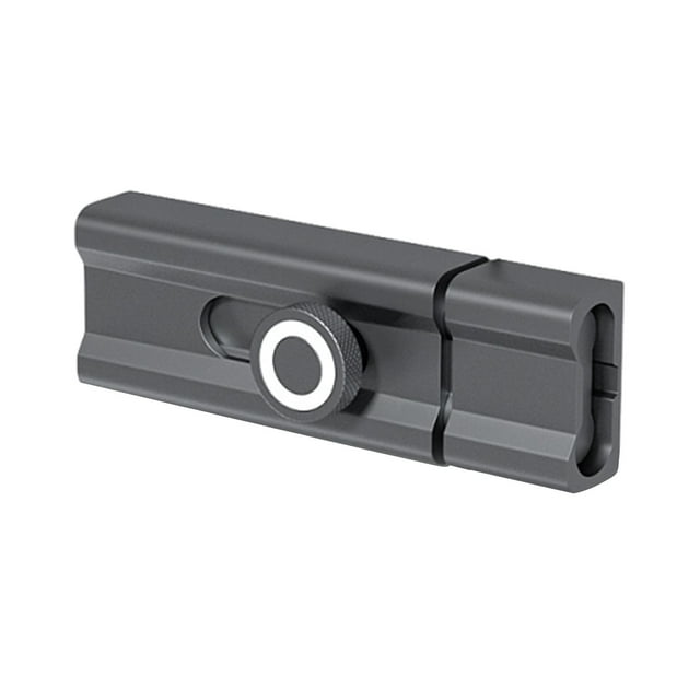 Pestillo de puerta deslizante de aluminio para montaje en superficie, fácil de instalar, cerradura para puerta corrediza 8 cm de longitud