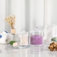 thumbnail image 3 of Pot de Boules de Coton, 3 Pcs Conteneur de Coton-Tige Transparent pour Chambre, 3 of 5