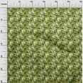 thumbnail image 3 of oneOone Cotton Flex Yellow Fabric Geometric Sewing Material Print Fabric By The Yard 40 Inch Wide, 3 of 4