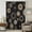 Black, variant on Geometric Black Sheer Curtains 54 Inches Long, Abstract Goldeb White Boho Circle Dot Light Filering Curtains, Breathable Simi Curtain Privacy Drapes for Kitchen Bathroom Small Window Treatment