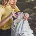 thumbnail image 5 of FORMRS 13-13.3 inch Laptop Sleeve Case Soft Carrying Quilted Computer Bag Cover, Colorful White, 5 of 7