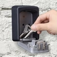 thumbnail image 2 of JacobsParts 4 Digit Combination Security Key Lock Box Waterproof Key Storage Lockbox Wall Mount 6 Key Extra Large Capacity for House Key, Car Key, ID Card, 2 of 11