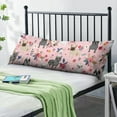 thumbnail image 2 of Dog Lover's Body Pillow Cover - Soft & Breathable, Hidden Zipper, 20"x54", Cute Puppy & Floral Print - Perfect Gift for Pet Lovers, Side Sleepers & Dog Themed Decor, 2 of 7