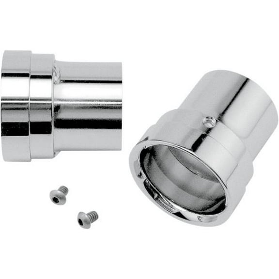 Vance & Hines 16919 Billet End Caps for Big Shots Exhaust - Straight - Chrome