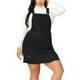 thumbnail image 2 of Vestido en general de talgrande pamujer Falcon tirantes rasgados Bolsillos Vestidos en general Negro L, 2 of 7