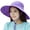 Light Purple, variant on Women Summer Rain UV UPF 50 Sun Protection Wide Brim Hat - Foldable Bucket Sun Hat