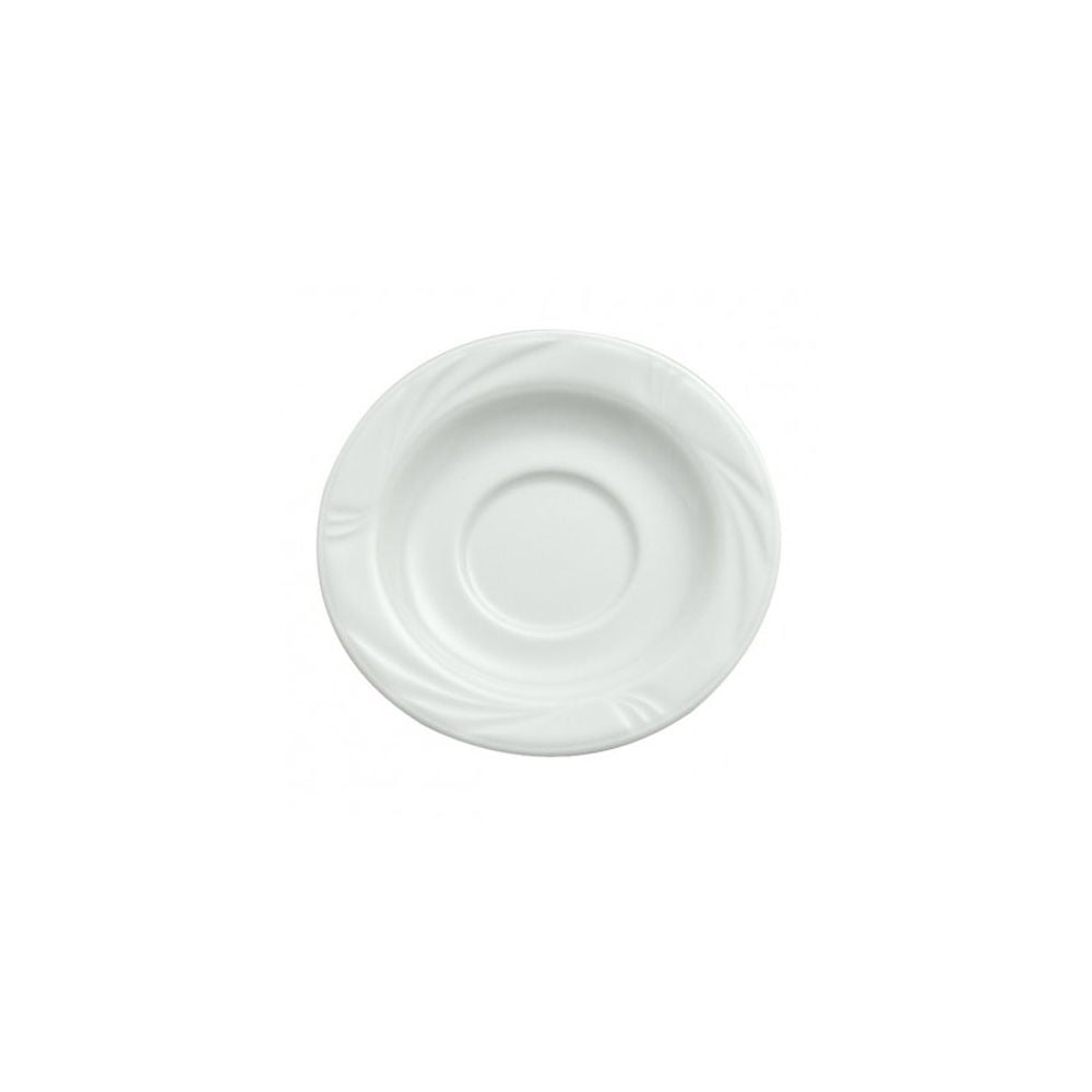 Reskyd håndled Ungkarl Buffalo R4510000501 Arcadia White Porcelain Saucer - 36 / CS - Walmart.com  - Walmart.com