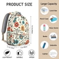 thumbnail image 4 of Boho Floral Design Backpack for Students Lightweight and Wear-Resistant School Bag with Tropical Flower and Leaves Pattern, 4 of 6