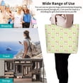 thumbnail image 4 of Yiaed Rabbit With Tie Print Handbag for Women Tote Purse Shoulder Bag Large Fashion Hobo Purse Handbag Shopping Tote, 4 of 5