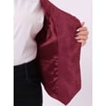 thumbnail image 5 of DARING DIVA Women's Plus Size Sleeveless Jacquard Vest 3X Burgundy, 5 of 7