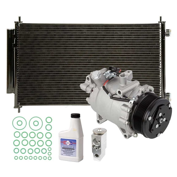 A/C Kit w/ AC Compressor Condenser & Drier For Honda CR-V 2007 2008 2009 2010 2011 - BuyAutoParts