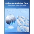 thumbnail image 4 of Areker Dog Cooling Mat 27"x36", Upgraded Thick Cooling Pad for Dogs, Arc-Chill Color Changing Self-Cooling Mat with Q Max>0.5, Non-Slip Waterproof Portable Pet Mat for Dogs, 4 of 10