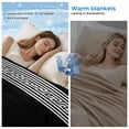thumbnail image 2 of Black Geometric Cooling Blanket,Lightweight Breathable Summer Throw Blanket with Double Sided Cold Effect,Country Farm Traditional Chinese Tile Picnic Blankets Bed Sheet for Hot Sleepers 40"x60", 2 of 8