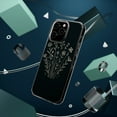 thumbnail image 4 of DistinctInk Clear Hybrid Case for Apple iPhone 12 Pro Max (6.7" Screen) - Blossoming Joy: Delicate Minimalistic Spring Flowers - Wireless Charging Compatible, 4 of 8