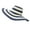 Navy Blue, variant on Meidiya Women's Beachwear Sun Hat Black and White Striped Straw Hat Floppy Beach Hat Foldable Wide Brim Cap