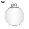 thumbnail image 1 of PENGXIANG Transparent Plastic Ball Baubles Christmas Tree Hanging Ornament DIY Decoration, 1 of 9