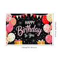 thumbnail image 5 of Happy Birthday Backdrop Banner Party Decorations Balloons Stars Gifts Celebration Background for Birthday Party Supplies Theme Photography Props, 5 of 7