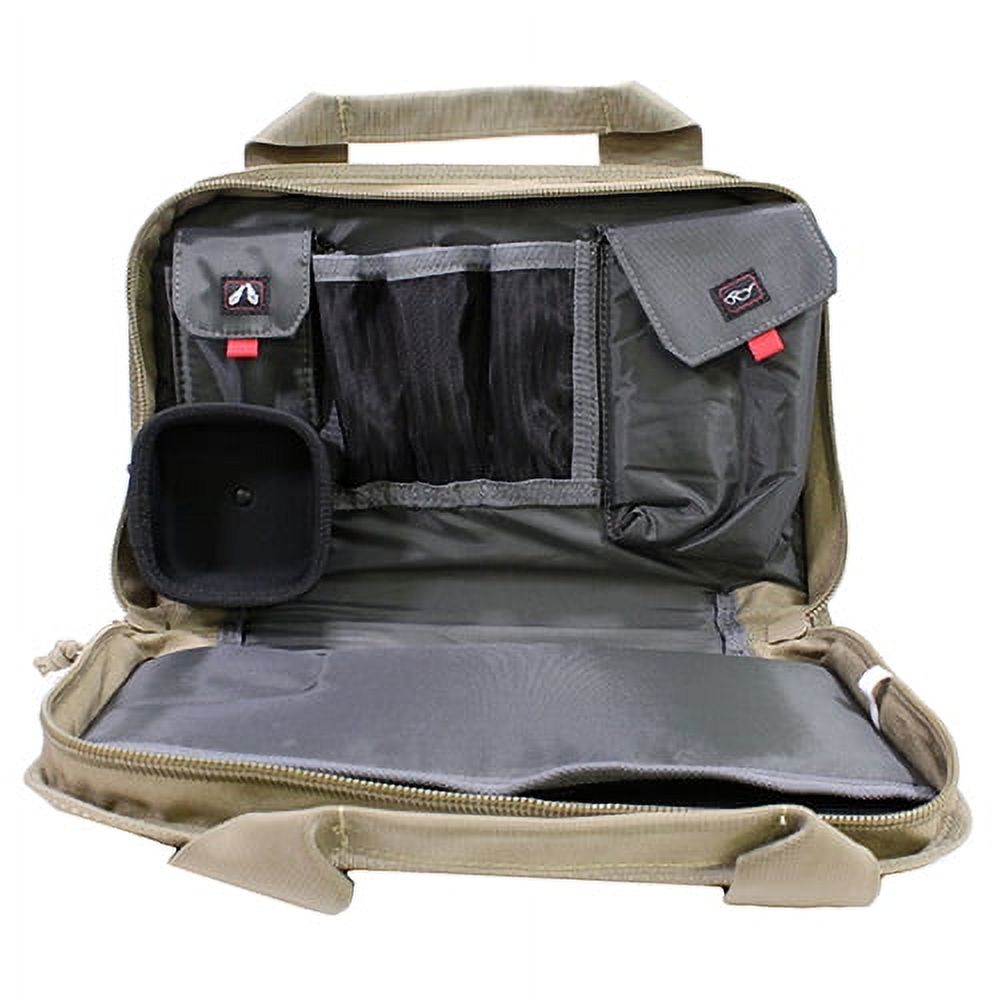 G.P.S. Double Pistol Case - Rifle Green/Khaki