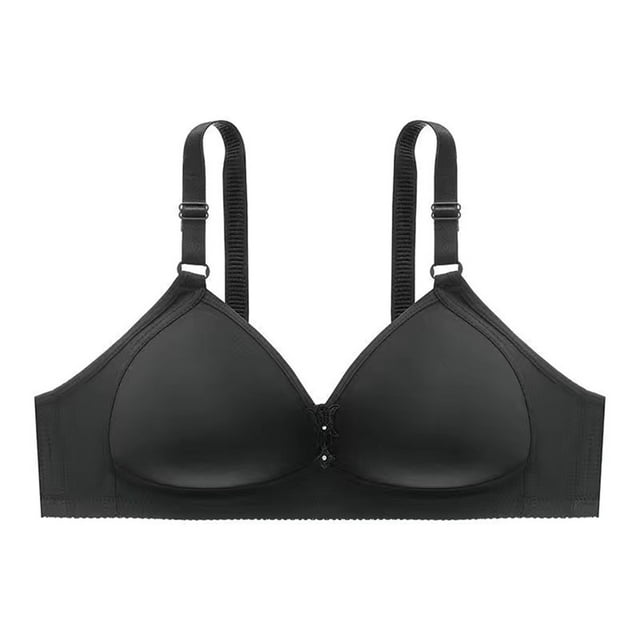 Timegard Plus Size Bras for Women with Support Wirefree Full Coverage Summer Comfortable Seniors Bralette