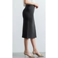 thumbnail image 3 of Women’s Classic Below Knee Pencil Skirt Stretch Line Midi Skirt of Business Casual Outfits, 3 of 4