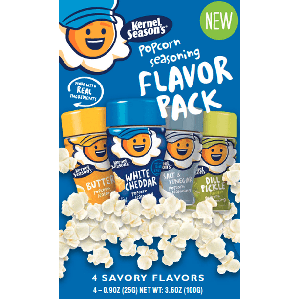 Kernel Season’s Mini Savory Popcorn Seasoning Variety Pack 4 count
