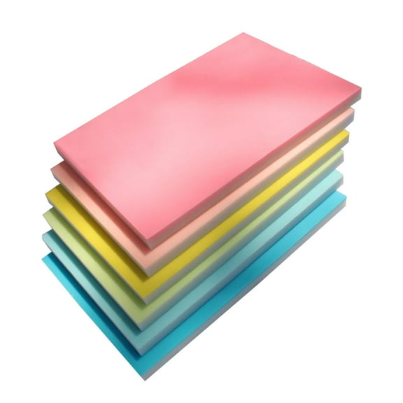 4" x 6" Rubber Stamp Carving Blocks, Soft Rubber for Craft Project - Great for Beginners and Professional - Random Color